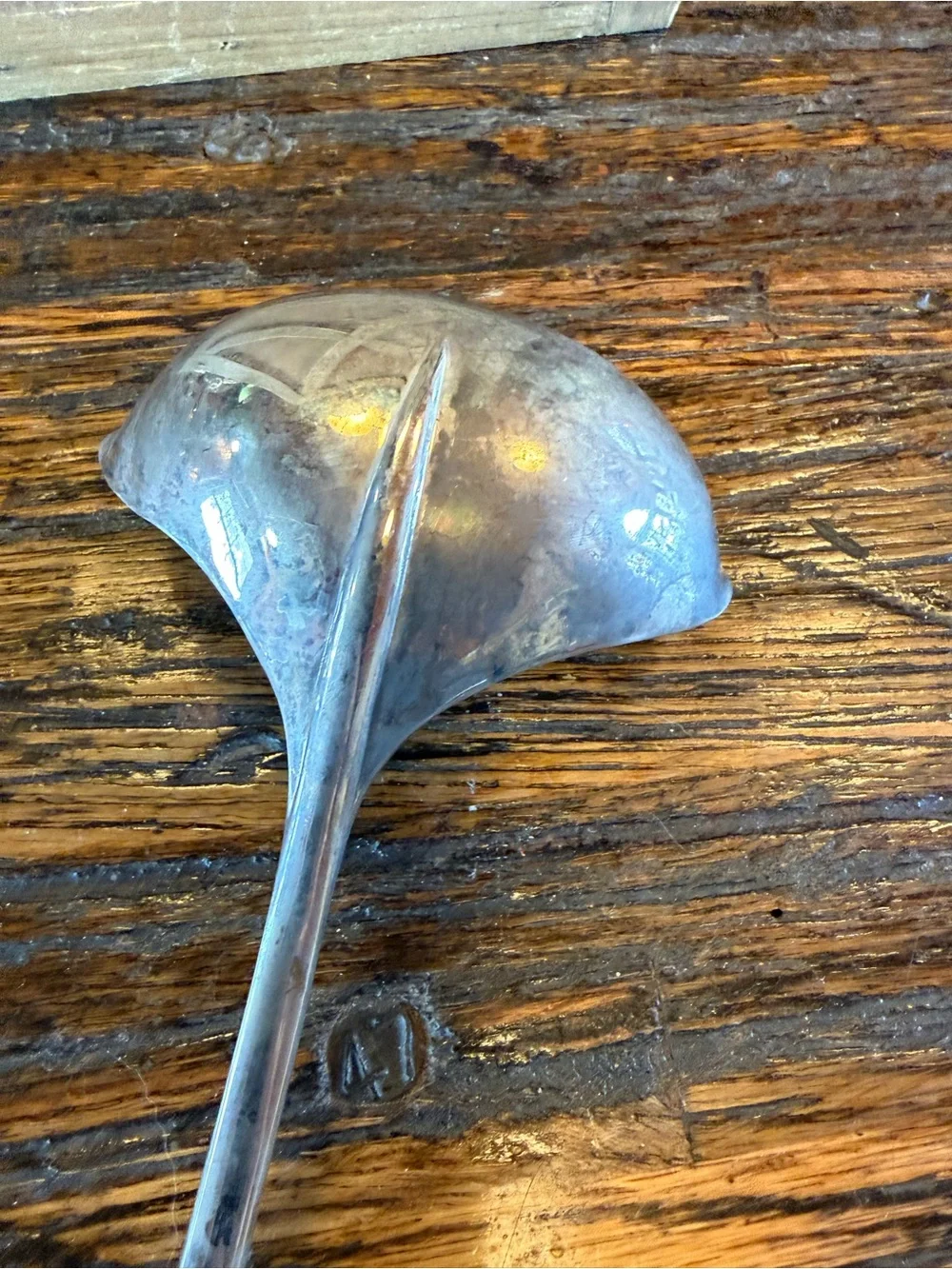 Silver Colored Plated Serving Ladle Classic Punch